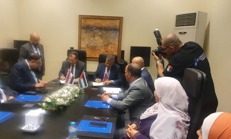 الأردن ومصر يوقعان مذكرة تفاهم للتعاون في مجال الثـــروات المعدنية والنفط والغاز الطبيعي
