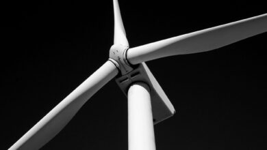 a wind turbine