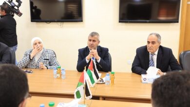 الخرابشة: نعمل على مضاعفة الطاقة المصدرة الى فلسطين والمقدرة حاليا بـ80 ميغاواط