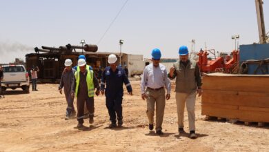 الخرابشة يتفقد محطة الغاز المضغوط في الريشة ومشروع الربط الكهربائي مع العراق