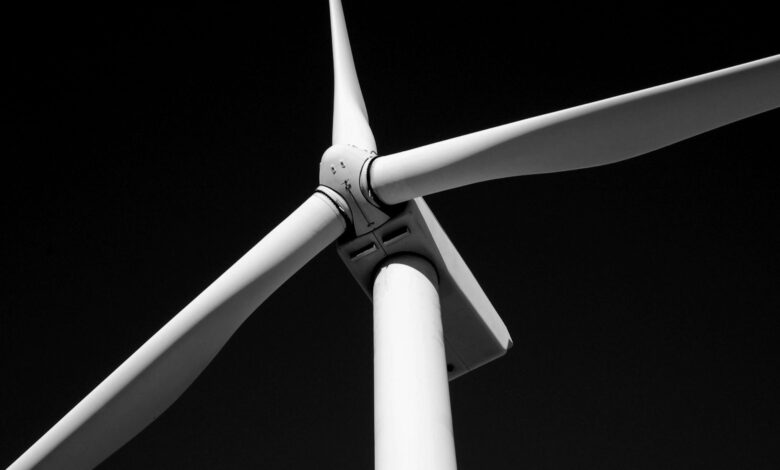 a wind turbine