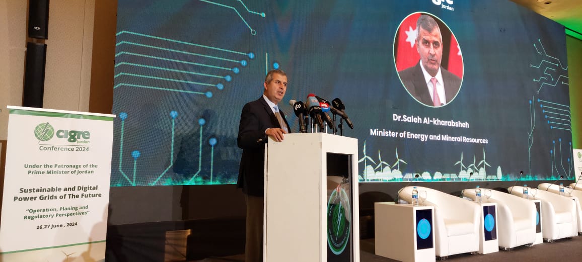 الخرابشة قطاع الكهرباء الاردني متطور ونظامنا الكهربائي الافضل في المنطقة