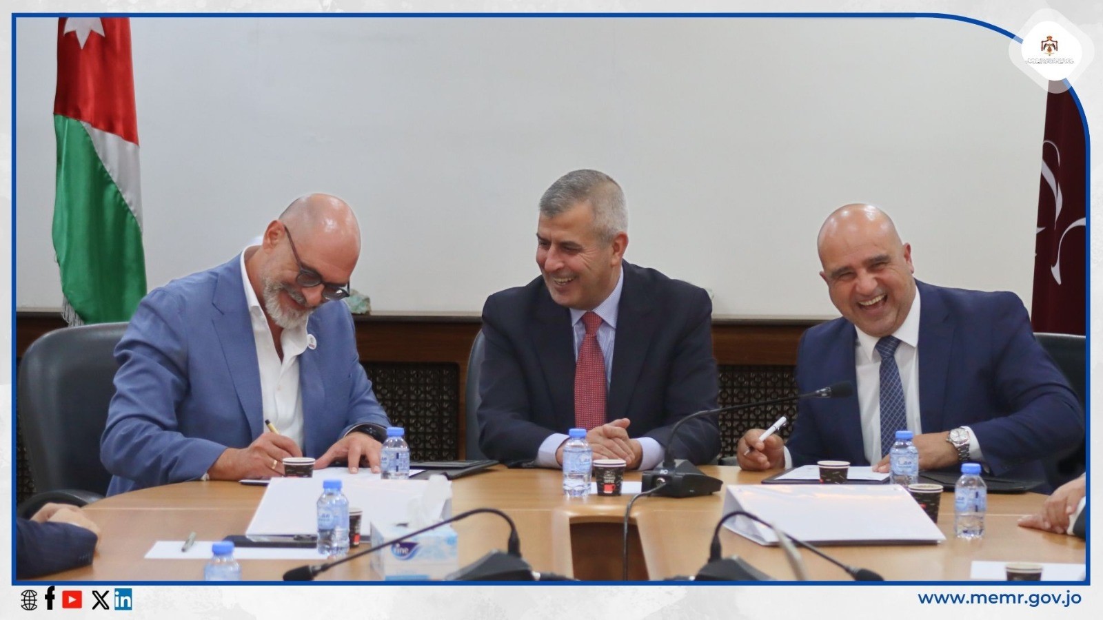 توقيع اتفاقية بين شركة جوتك وشركة بيروفيريتاس لغايات ادارة وتشغيل وصيانة المختبر التابع لجوتك