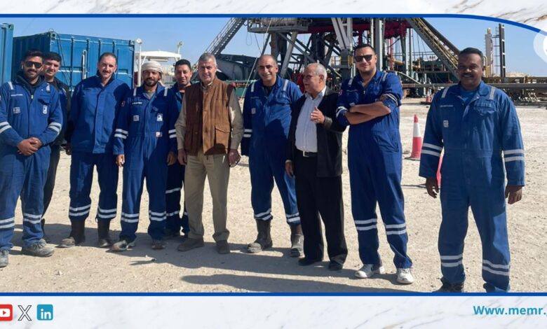 الخرابشة يتابع عمليات الحفر في حمزة ويزور المنطقة الحرة الخاصة